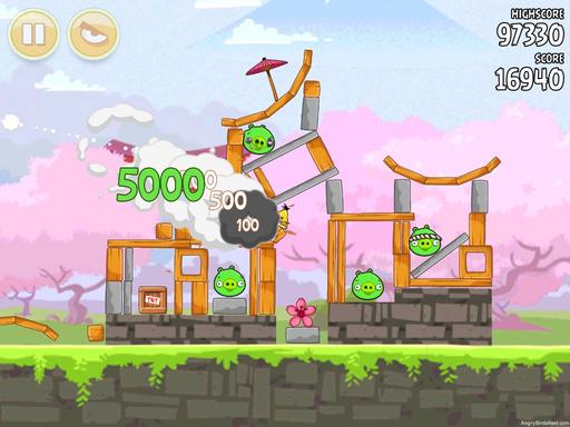 Angry Birds - ✿✿✿Angry Birds и Любование Сакурой+возможность поиграть в Cherry Blossom на японском сайте!!!✿✿✿