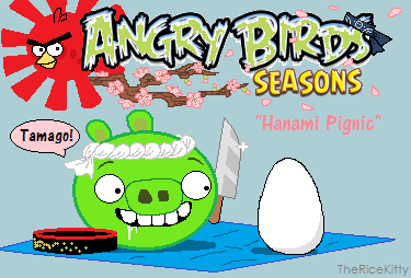 Angry Birds - ✿✿✿Angry Birds и Любование Сакурой+возможность поиграть в Cherry Blossom на японском сайте!!!✿✿✿